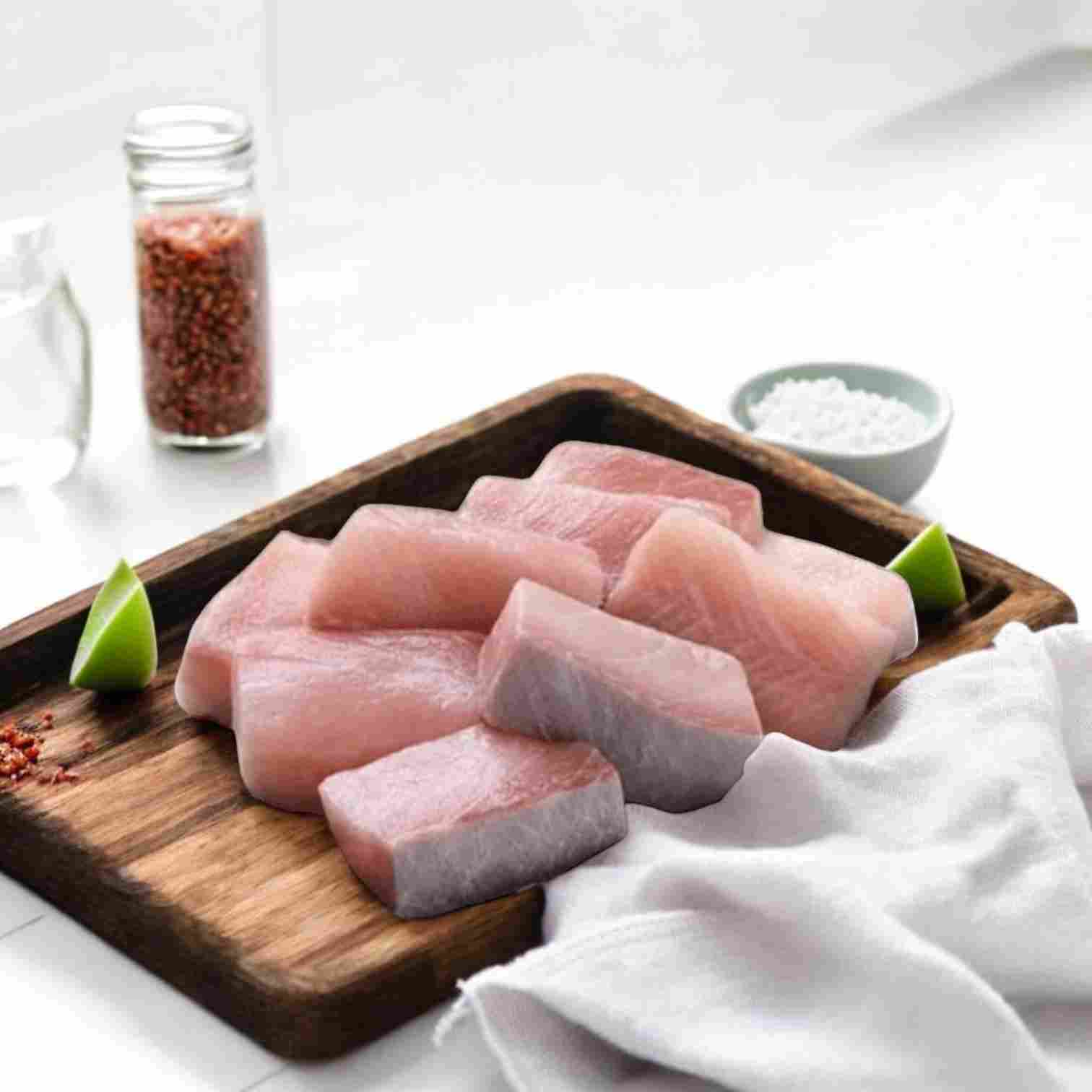 Seer (King Mackerel, Surmai) - Boneless Cubes